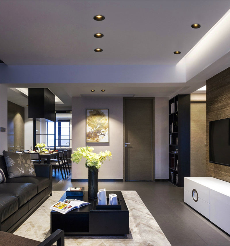 LED downlight dimmable ac110-240V 5W 7w 9W 12W embedded LED ceiling light anti-glare indoor lighting ceiling bulb