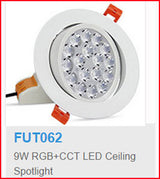 MiBoxer 6W 12W 18W Anti-glare RGBCCT Smart LED Downlight 2.4G RF Remote WiFi APP Alexa Google Voice Control