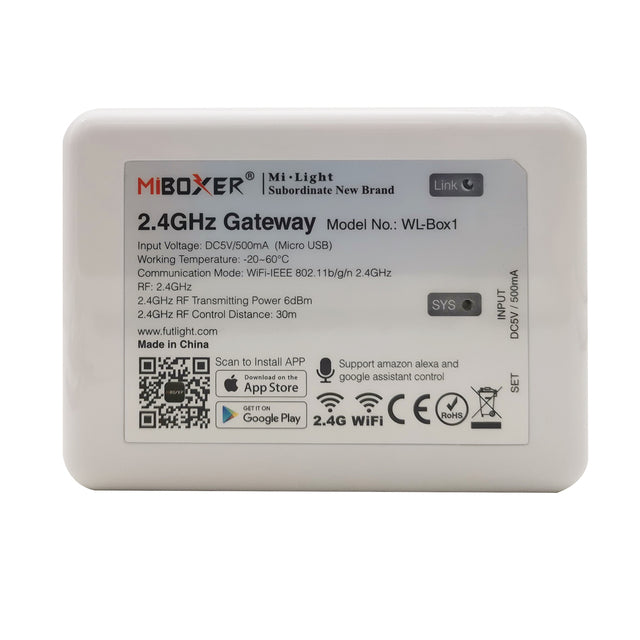 MiBoxer 6W 12W 18W Anti-glare RGBCCT Smart LED Downlight 2.4G RF Remote WiFi APP Alexa Google Voice Control