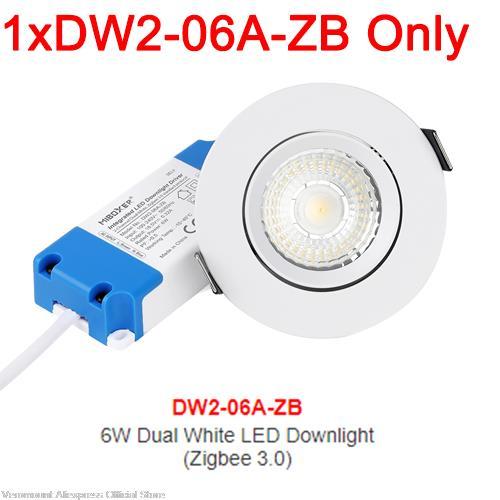 Miboxer Zigbee 3.0 Dual White LED Downlight DW2-06A-ZB 6W / DW2-12A-ZB 12W Round Ceiling Light AC100~240V LED Panel lamp