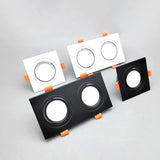 Dimmable Square Recessed COB LED Downlights 7W 9W 12W 18W 24W LED Ceiling Lamps AC85-265V LED Ceiling Spotlights Indoor Lighting