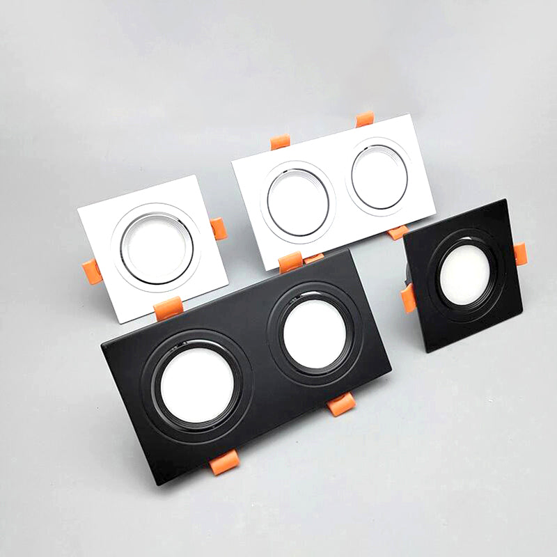 Dimmable Square Recessed COB LED Downlights 7W 9W 12W 18W 24W LED Ceiling Lamps AC85-265V LED Ceiling Spotlights Indoor Lighting