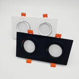 Dimmable Square Recessed COB LED Downlights 7W 9W 12W 18W 24W LED Ceiling Lamps AC85-265V LED Ceiling Spotlights Indoor Lighting