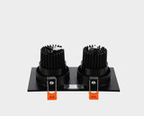 Dimmable Square Recessed COB LED Downlights 7W 9W 12W 18W 24W LED Ceiling Lamps AC85-265V LED Ceiling Spotlights Indoor Lighting