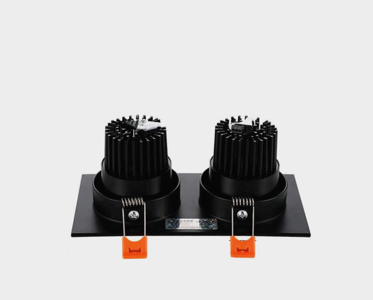 Dimmable Square Recessed COB LED Downlights 7W 9W 12W 18W 24W LED Ceiling Lamps AC85-265V LED Ceiling Spotlights Indoor Lighting