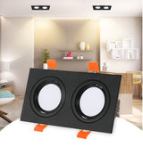 Dimmable Square Recessed COB LED Downlights 7W 9W 12W 18W 24W LED Ceiling Lamps AC85-265V LED Ceiling Spotlights Indoor Lighting