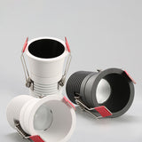 Anti Glare Dimmable COB LED Downlights 5W/7W/10W/12W LED Ceiling Spot Lights Warm Cold White Background Lamps Indoor Lighting