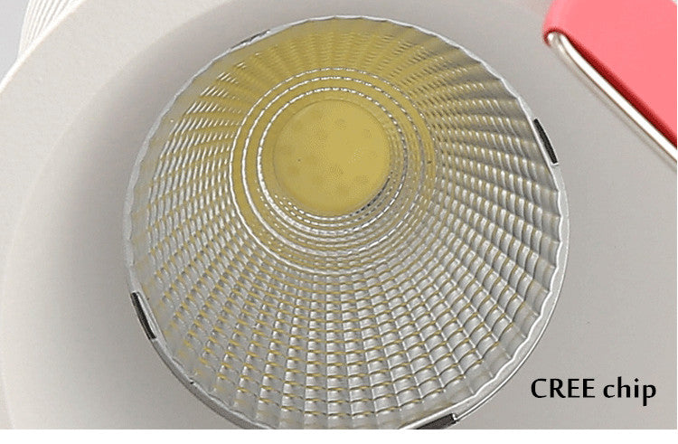 Anti Glare Dimmable COB LED Downlights 5W/7W/10W/12W LED Ceiling Spot Lights Warm Cold White Background Lamps Indoor Lighting