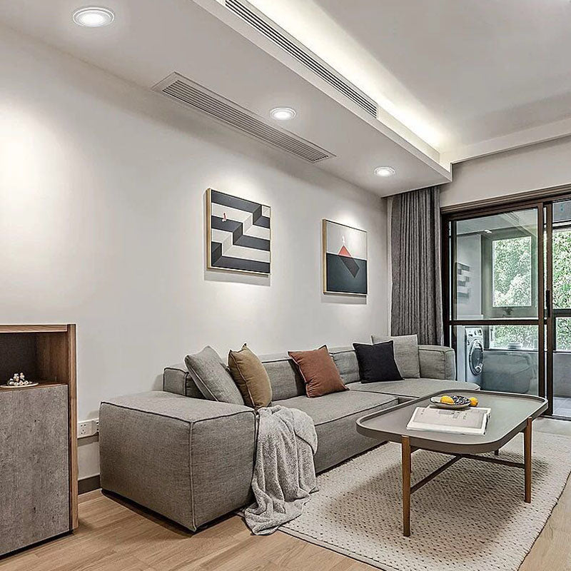 6W 9W 12W 18W Round/Square Glass LED Downlight Recessed LED Panel Light Spot Ceiling Down Light Warm/Natural/Cold White/3 Color