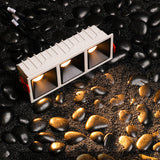 Honeycomb Square Nest Anti-Glare COB Recessed Downlight 1/2/3/4 LED Ceiling Spotlight for Bedroom Interior Lighting AC220V