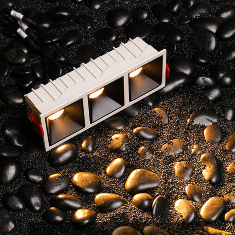 Honeycomb Square Nest Anti-Glare COB Recessed Downlight 1/2/3/4 LED Ceiling Spotlight for Bedroom Interior Lighting AC220V