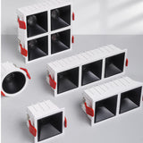 Honeycomb Square Nest Anti-Glare COB Recessed Downlight 1/2/3/4 LED Ceiling Spotlight for Bedroom Interior Lighting AC220V