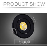 LED downlight Dimmable COB Mini Led Spot 5W AC 85-265V LED Downlight Satin Nickel Miniature Indoor Outdoor Ceiling Spot