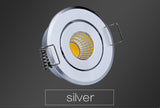 LED downlight Dimmable COB Mini Led Spot 5W AC 85-265V LED Downlight Satin Nickel Miniature Indoor Outdoor Ceiling Spot