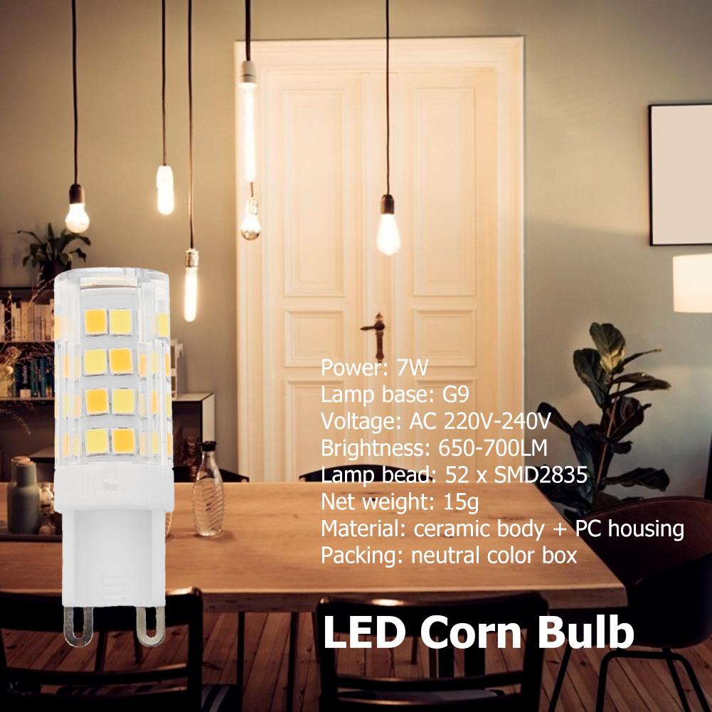 LED Lamp Bulb Corn Light 3 Mode AC220V-240V 7W Chandelier Lamp for Home Bedroom Decoration Downlights Supplies