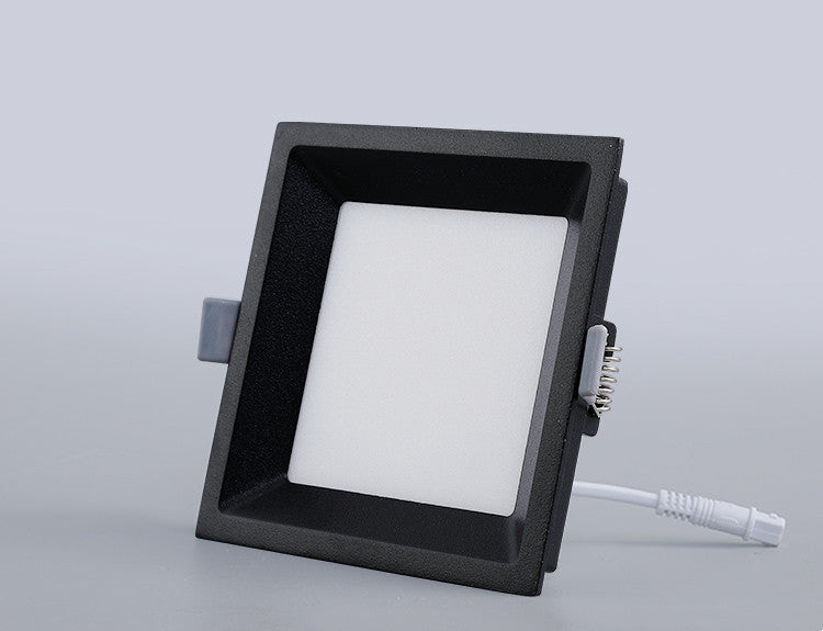 LED Downlight 5W 9W 12W 16W 22W Round Square Embedded LED Panel Light Downlight Black LED Ceiling Lamp Lights AC110V 220V