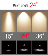 Mini Led Spot Downlights Recessed COB Dimmable Ceiling Light For Home Cabinet Showbox Hole Size 30mm