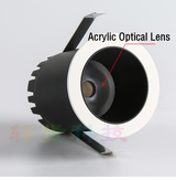 Mini Led Spot Downlights Recessed COB Dimmable Ceiling Light For Home Cabinet Showbox Hole Size 30mm