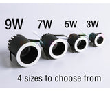 Mini Led Spot Downlights Recessed COB Dimmable Ceiling Light For Home Cabinet Showbox Hole Size 30mm