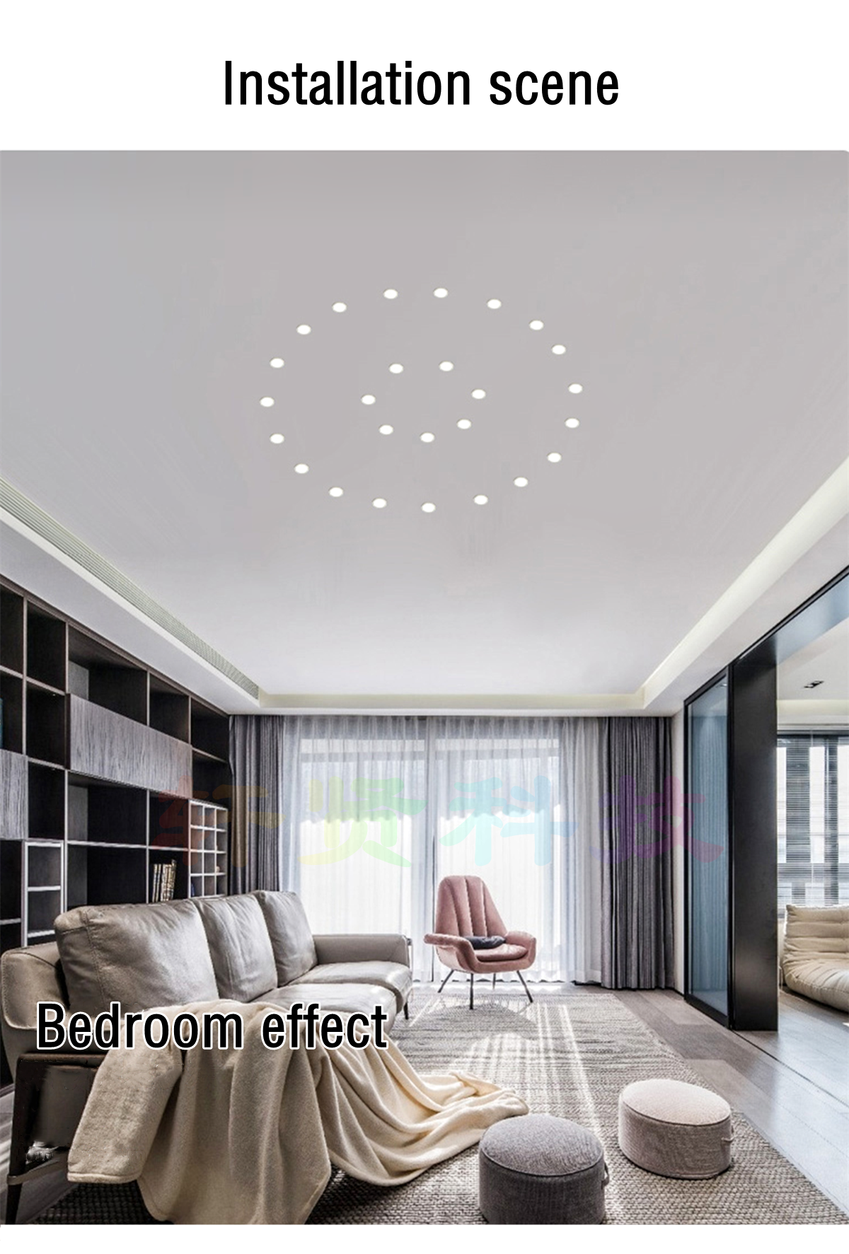 Mini Led Spot Downlights Recessed COB Dimmable Ceiling Light For Home Cabinet Showbox Hole Size 30mm