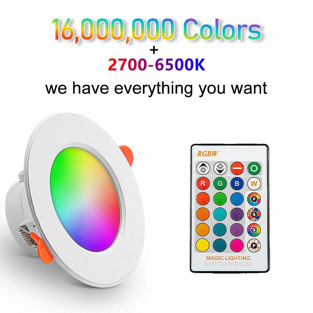 LED Downlight WiFi TUYA Smart Leben Dimmen Spot Bluetooth lampe 7W 9W 15W RGB Ändern Warme Kühlen licht Arbeit mit Alexa Google