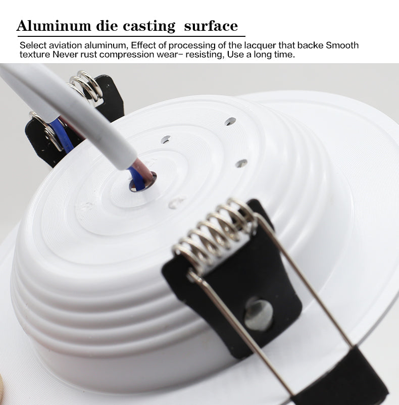 LED Downlight 18W 15W 12W 9W 7W AC220V 230V Spot LED Lamp Waterproof downlight Home Decor Round Recessed Spot Light