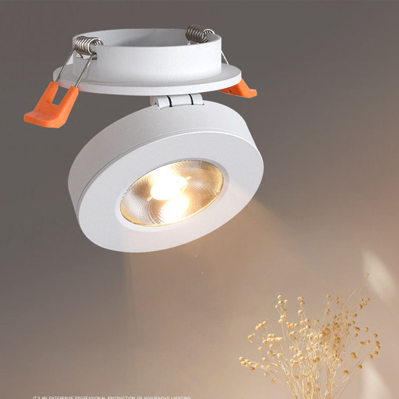 Slim Ceiling lamp Dimmable LED Downlight 5W 7W 10W 12W Round Recessed Lamp Foldable and 360 degree rotatable LED Spot Lighting