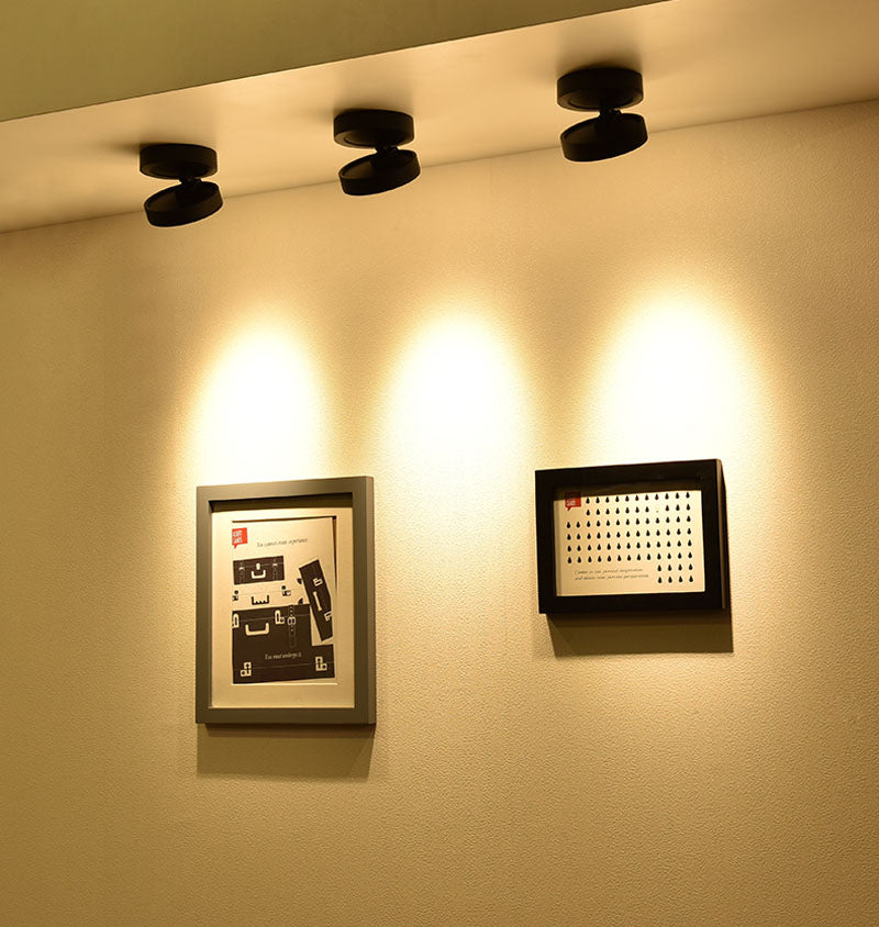 Slim Ceiling lamp Dimmable LED Downlight 5W 7W 10W 12W Round Recessed Lamp Foldable and 360 degree rotatable LED Spot Lighting