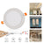 Ultra Thin LED Downlights 3W 6W 9W 12W 15W 18W 24W Round Ceiling Recessed Panel Lights AC85-265V Lamps For Living Room