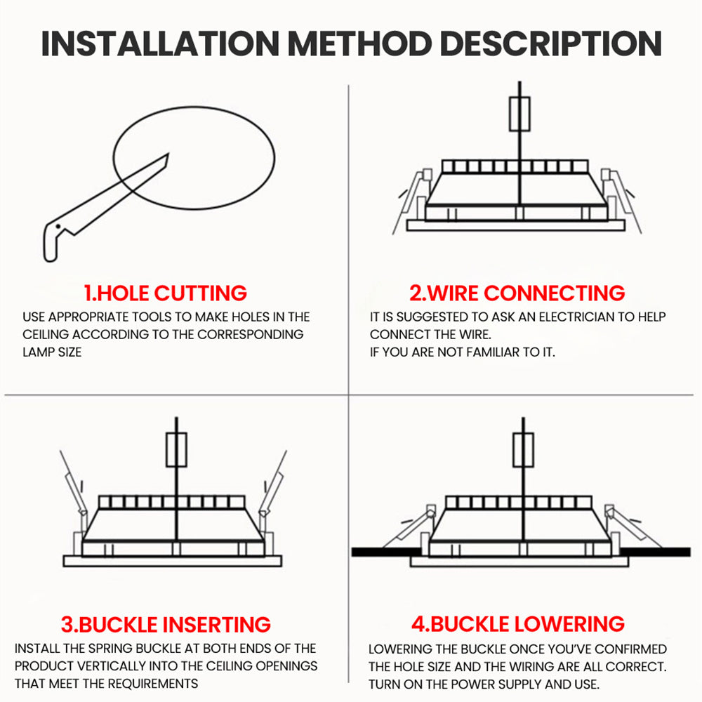 Ultra Thin LED Downlights 3W 6W 9W 12W 15W 18W 24W Round Ceiling Recessed Panel Lights AC85-265V Lamps For Living Room