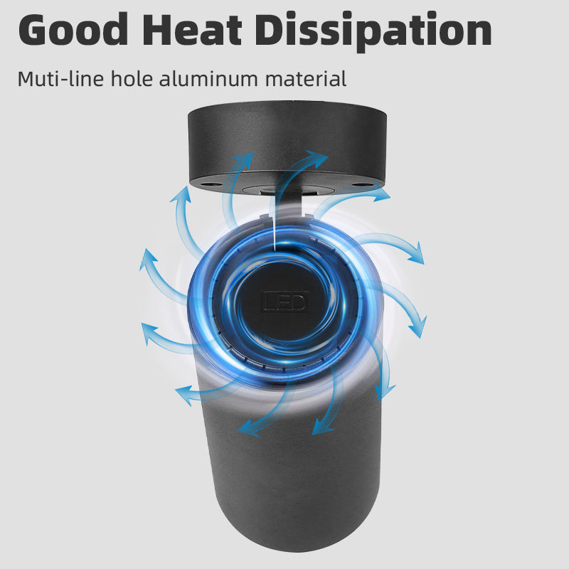 Foldable Led Downlights Lamp 220V 40W Led Spot Light Surface Mounted Spotlight Lamp Led Lighting Fixture for Living Room Kitchen