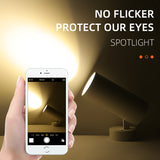 Foldable Led Downlights Lamp 220V 40W Led Spot Light Surface Mounted Spotlight Lamp Led Lighting Fixture for Living Room Kitchen