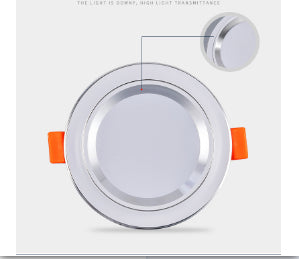 3 Color Dimmable LED Downlight 5W Recessed Ceiling Lamp 16 Pcs AC 85-220V Recessed Indoor Spot Lamp for Living Room Bar Office