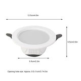 LED Downlight Dimmable WiFi 2.4GHz 10W Round Ceiling Recessed Lamp for Home With Situational Mode Graffiti Intelligence