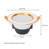 LED Downlight Dimmable WiFi 2.4GHz 10W Round Ceiling Recessed Lamp for Home With Situational Mode Graffiti Intelligence