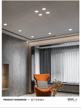 Dimmable AC85~265V Recessed Anti-Glare LED Downlights LED Ceiling Spot Lights Background Lamps Indoor Lighting 9W/12W/15W/18W