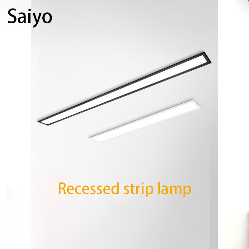 Saiyo LED Strip Light Aluminum Ceiling Profile Spot Downlight Linear Lamp AC85~265V Long Recessed Panel light