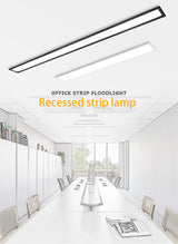 Saiyo LED Strip Light Aluminum Ceiling Profile Spot Downlight Linear Lamp AC85~265V Long Recessed Panel light