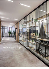 Saiyo LED Strip Light Aluminum Ceiling Profile Spot Downlight Linear Lamp AC85~265V Long Recessed Panel light