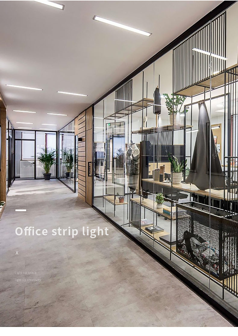 Saiyo LED Strip Light Aluminum Ceiling Profile Spot Downlight Linear Lamp AC85~265V Long Recessed Panel light