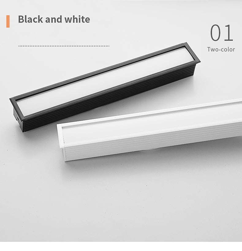 Saiyo LED Strip Light Aluminum Ceiling Profile Spot Downlight Linear Lamp AC85~265V Long Recessed Panel light