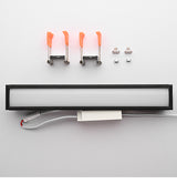 Saiyo LED Strip Light Aluminum Ceiling Profile Spot Downlight Linear Lamp AC85~265V Long Recessed Panel light