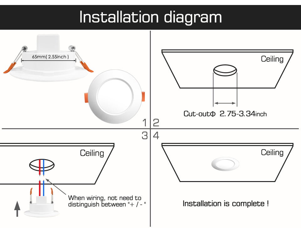 LED Downlights Spot Recessed 8W 15W 20W Wireless Bluetooth Compatible Dimmable Smart Ceiling Lamp RGB Color Changing APP Control