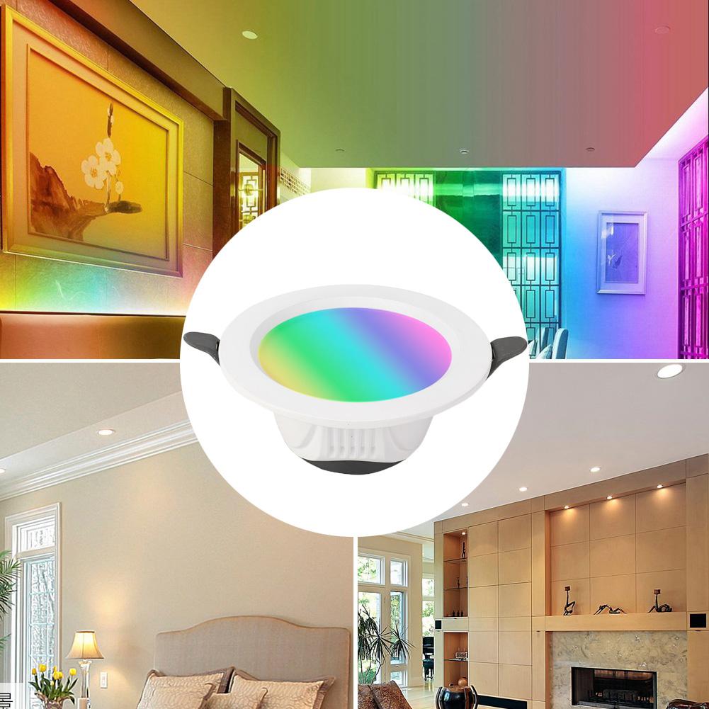 LED Downlight 10W WiFi 2.4GHz Intelligent Voice Control Home With Situational Mode Bedroom Spotlight Decor
