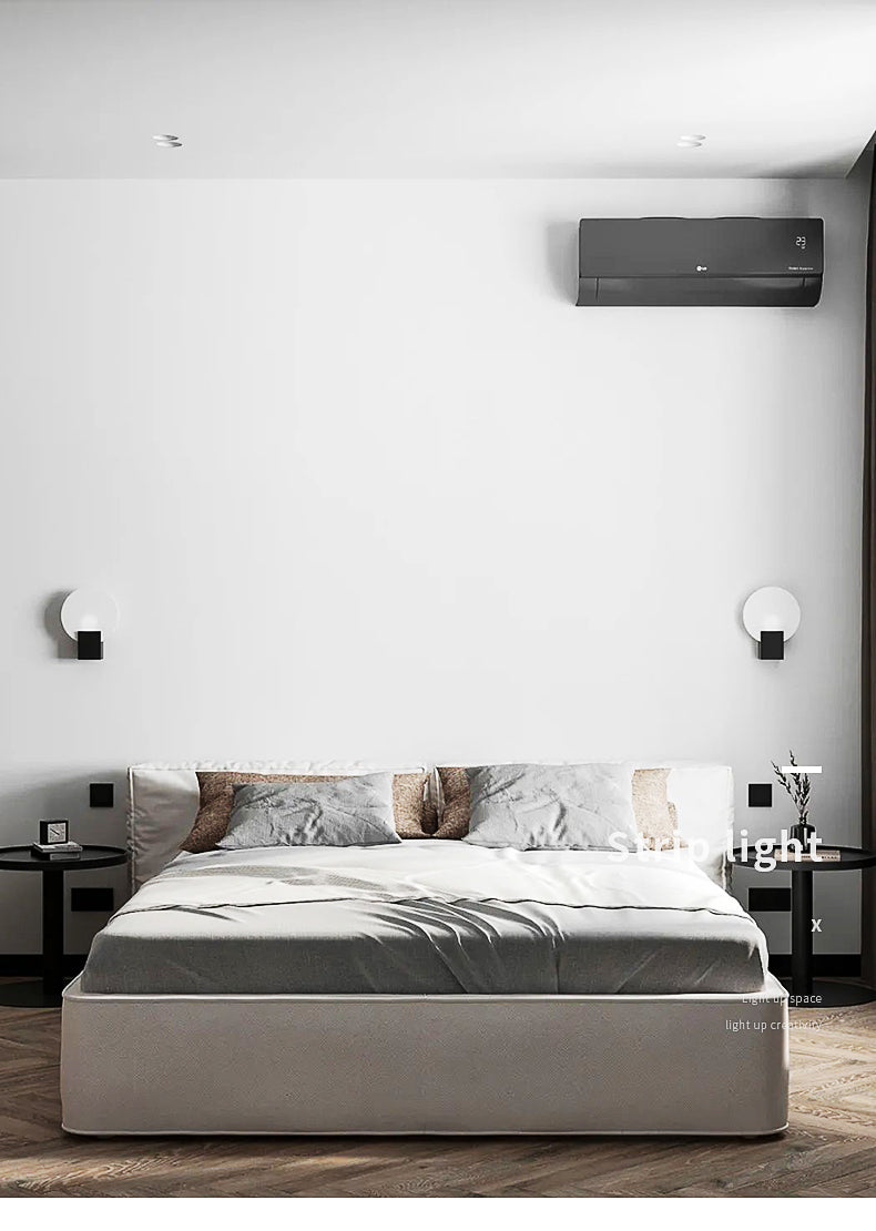 Saiyo LED Borderless Downlight 8W Spot Light Cut Hole 75mm Embedded Anti-glare Trimless Aluminum Recessed Lamp 85-265V For Home