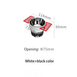 Saiyo LED Borderless Downlight 8W Spot Light Cut Hole 75mm Embedded Anti-glare Trimless Aluminum Recessed Lamp 85-265V For Home