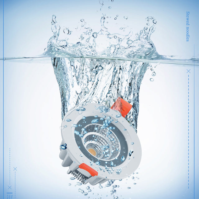 IP65 Waterproof Led Downlight 220V 110V Ceiling Lamp 12W Recessed Down light Round Led Panel Light 15W Spotlight Indoor Lights