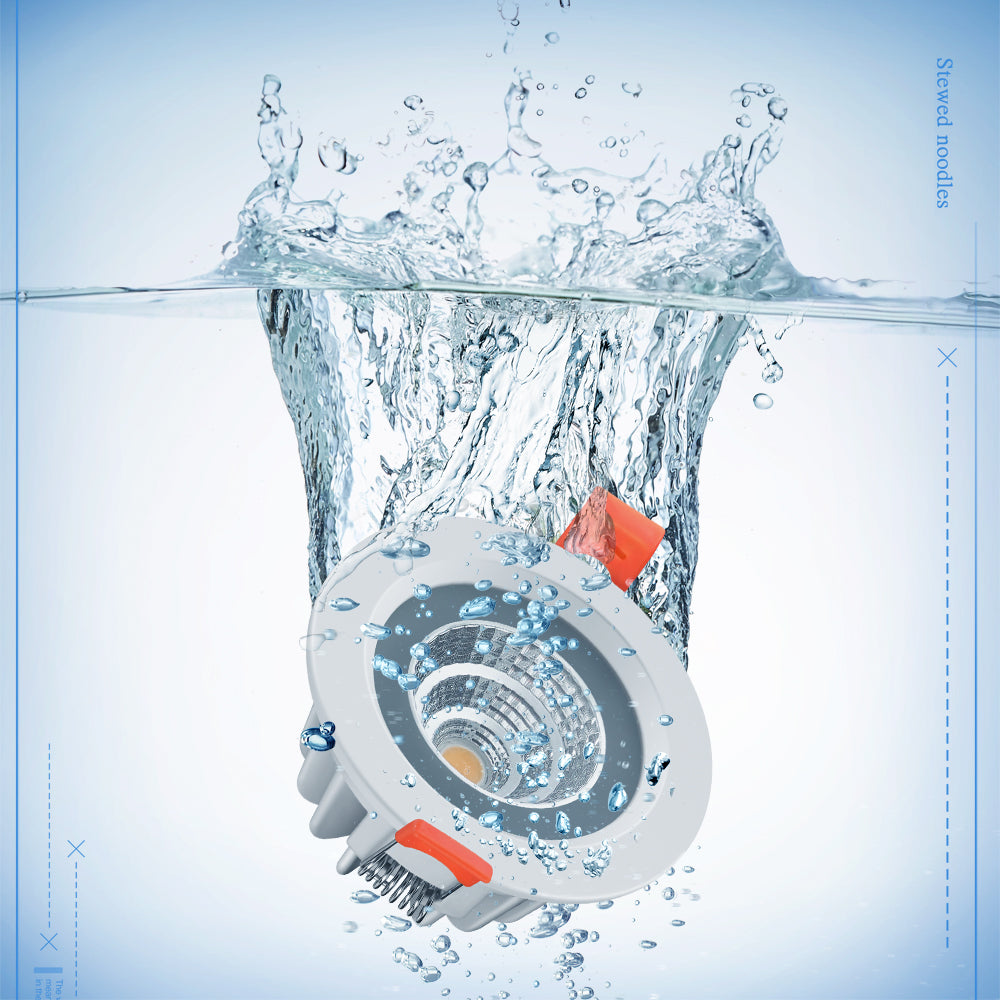 IP65 Waterproof Led Downlight 220V 110V Ceiling Lamp 12W Recessed Down light Round Led Panel Light 15W Spotlight Indoor Lights