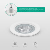 IP65 Waterproof Led Downlight 220V 110V Ceiling Lamp 12W Recessed Down light Round Led Panel Light 15W Spotlight Indoor Lights