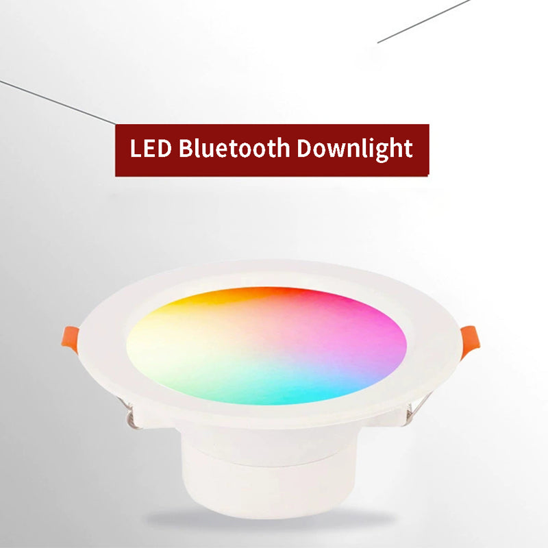 LED Downlight WiFi TUYA Smart Life Dimming Spot Bluetooth Lamp 7W 9W 15W RGB Change Warm Cool Light Work